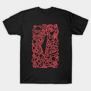 palestine map doodle T-Shirt